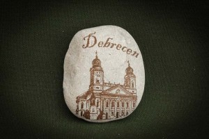 Debrecen---kő-ajándéktárgy