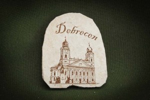 Debrecen---kő-hűtőmágnes