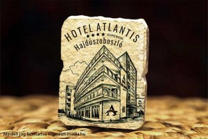 Kereszt-Média Kft. - Hotel Atlantis kő hűtőmágnes